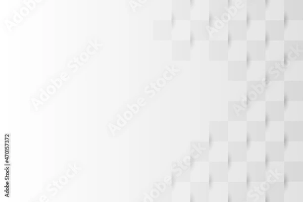 Obraz Streszczenie białe tło z pustą przestrzenią dla projektu. Kwadratowy szablon w kolorze białym i szarym przeznaczony do projektowania stron internetowych i banerów. Prezentacja biznesowa i program PowerPoint do gabloty wystawowej.