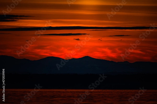 Obraz sunset over the sea