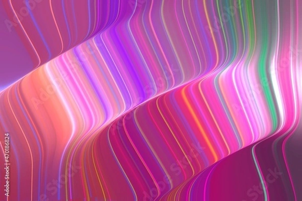 Obraz abstract background with lines, colorful purple and pink retro wallpaper, bright discotheque lights, club lights, modern neony dynamic background, futuristic cyberpunk poster design, retro futurism 