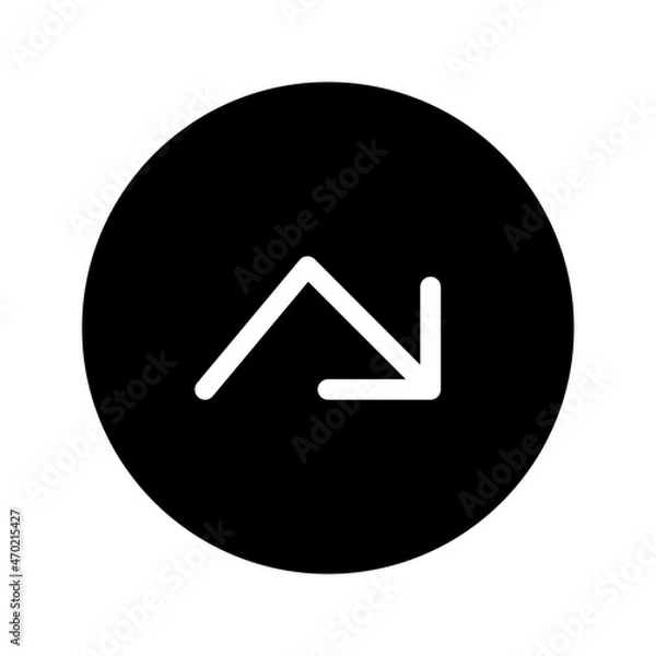 Obraz arrow sign icon