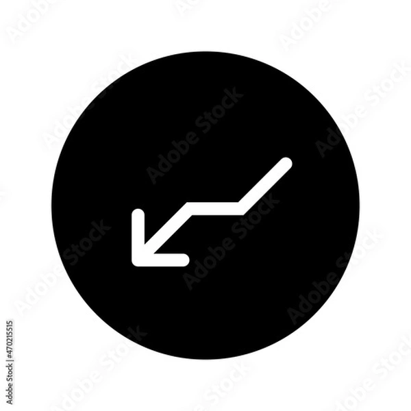 Obraz arrow sign icon