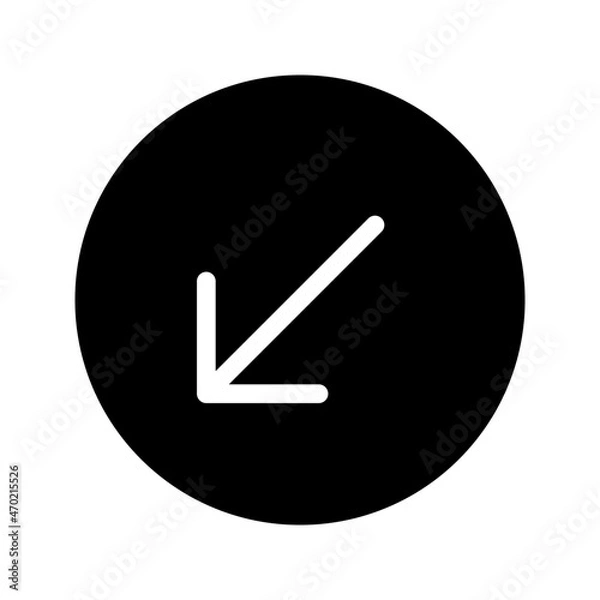Obraz arrow sign icon