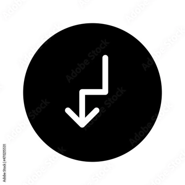 Obraz arrow sign icon