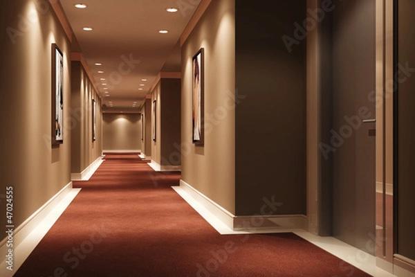 Obraz Hotel Walkway