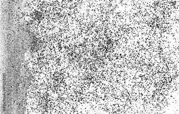 Fototapeta Dust and Scratched Textured Backgrounds.Grunge white and black wall background.Dark Messy Dust Overlay Distress Background. Easy To Create Abstract Dotted, Scratched.