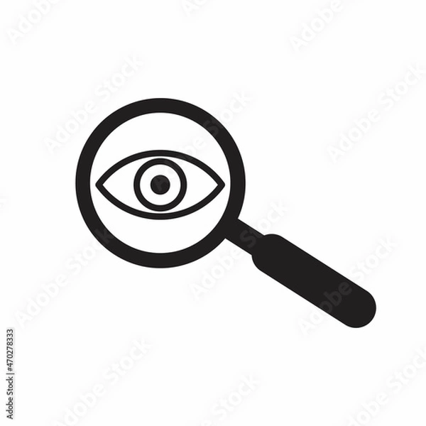 Obraz Search glass icon