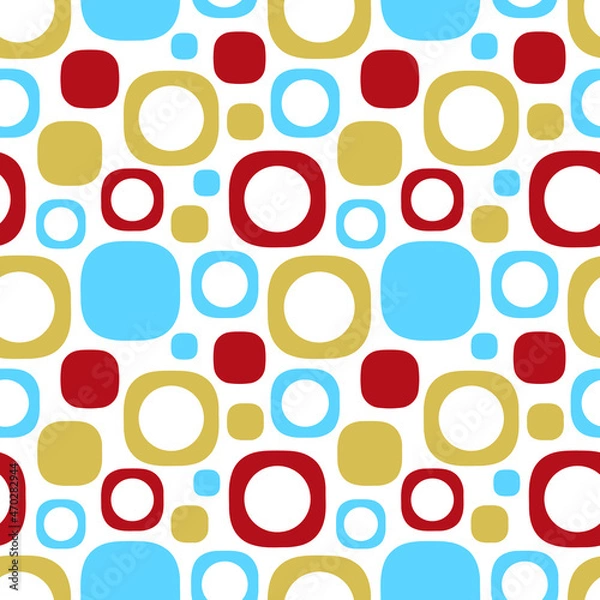 Fototapeta Abstract seamless pattern geometric design