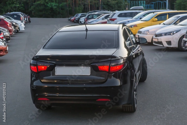 Fototapeta Cars in the parking lot