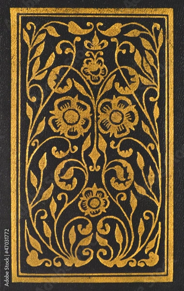 Obraz black, old book