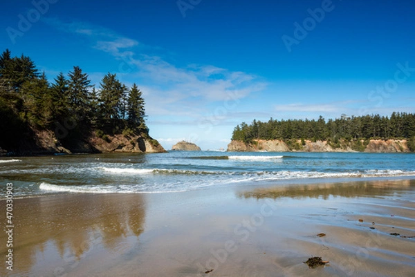 Obraz Sunset beach near Cape Arago