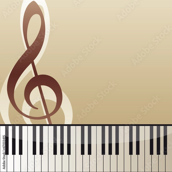 Obraz piano keyboard