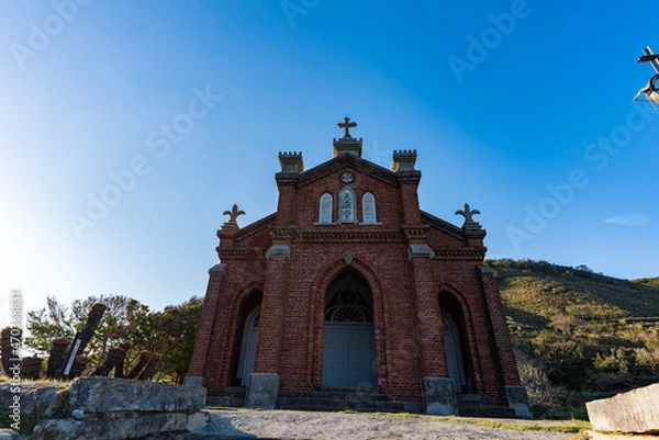 Fototapeta 旧野首教会　野崎島　世界遺産