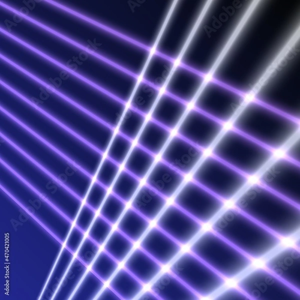 Obraz 80s 90s retro glowing intersecting lines background