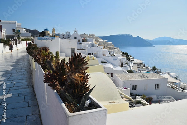 Obraz Wioska w Santorini