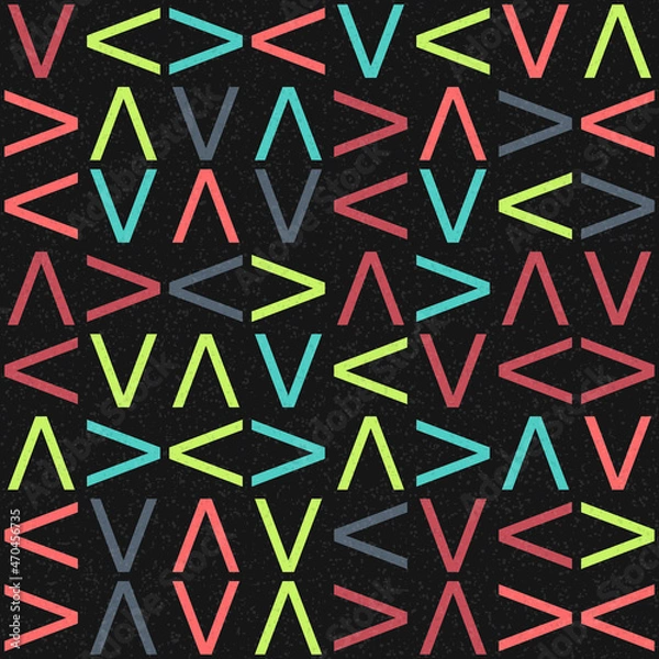 Fototapeta Abstract Geometric Pattern generative computational art illustration