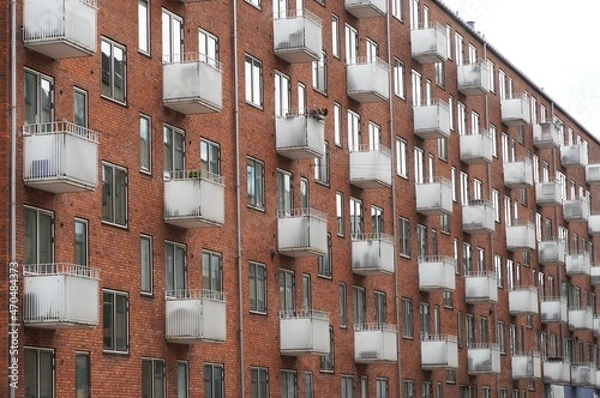 Obraz Small balconies - Kleine Balkone