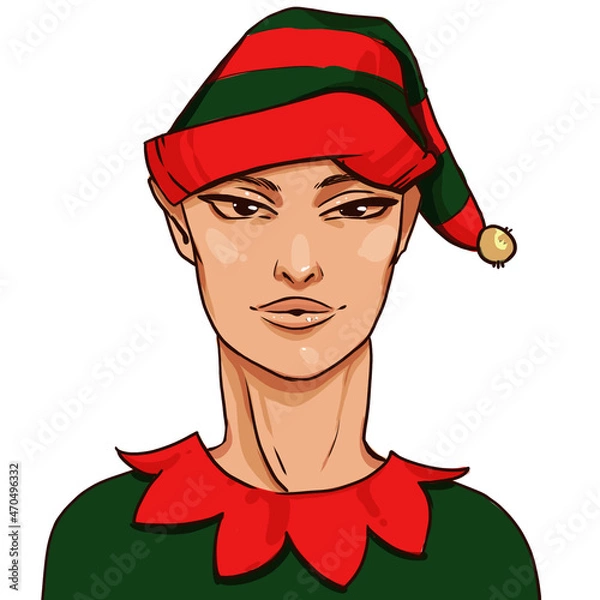 Obraz person wearing a hat