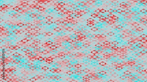 Fototapeta light blue red texture abstract background linear wave voronoi magic noise wallpaper brick musgrave line gradient 4k hd high resolution stripes polygon colors stars clouds qr power point pattern