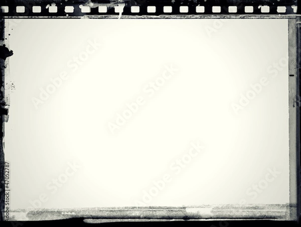 Fototapeta Grunge film frame with space for your text or image