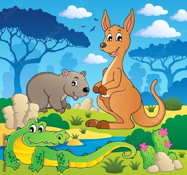 Obraz Australian animals theme 1