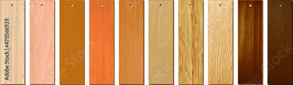 Obraz 居酒屋メニューに使えそうな木札　短冊