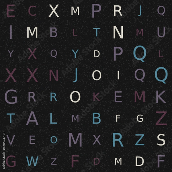 Fototapeta Abstract Geometric Pattern generative computational art illustration