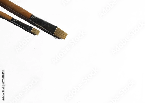 Obraz Paint brushes background