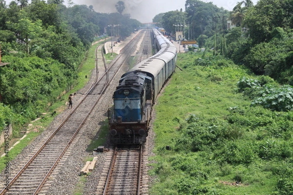 Obraz インドの列車