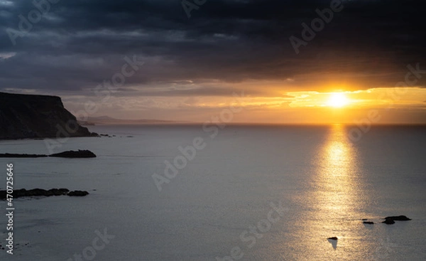 Obraz sunset over the ocean
