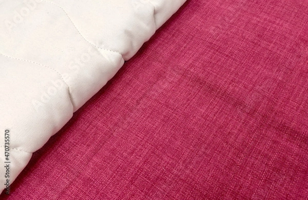 Obraz Two textures of different fabrics.