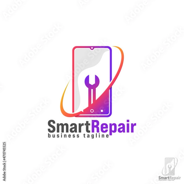 Obraz Professional Mobile Repair Logo Template