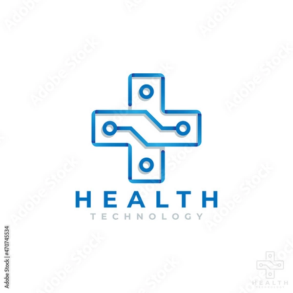 Obraz Health Technology Logo Template