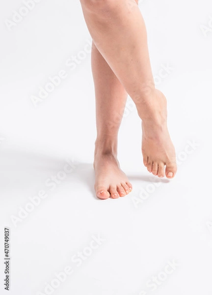 Obraz Pies de modelo mujer