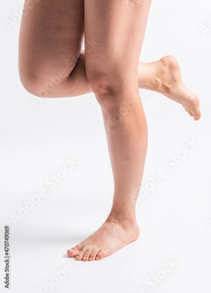 Obraz Pies de modelo mujer