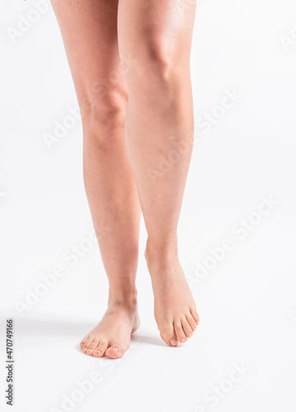 Obraz Pies de modelo mujer