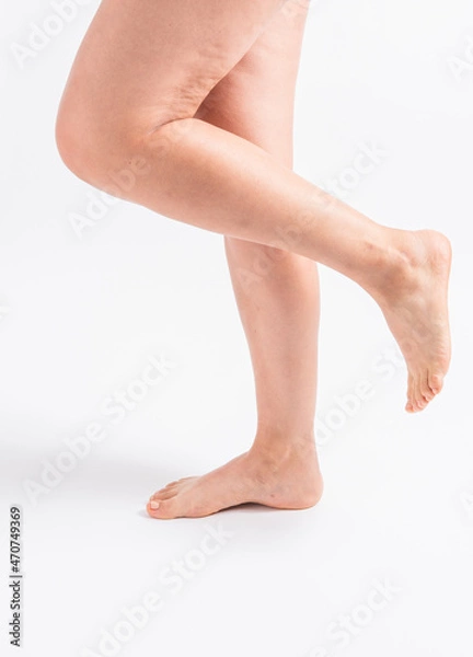 Obraz Pies de modelo mujer