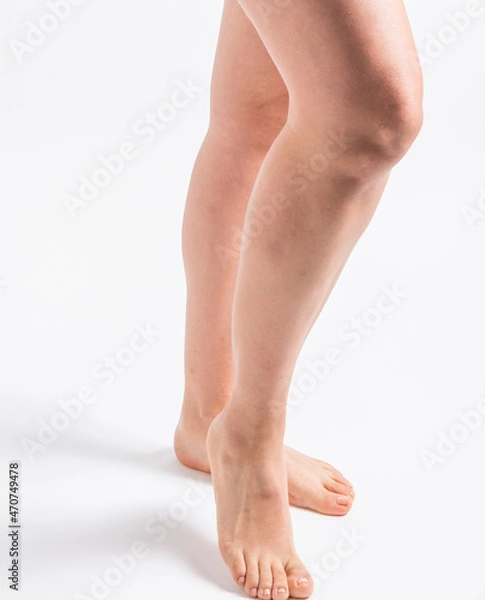 Obraz Pies de modelo mujer