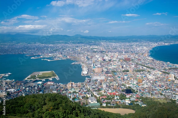 Obraz View of Hakodate from Mt. Hakodate