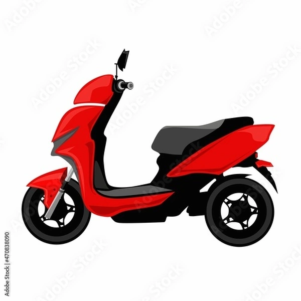 Obraz Vector illustration scooter