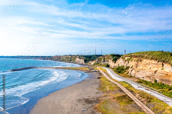 Fototapeta 秋の屛風ヶ浦（千葉県銚子市、旭市）