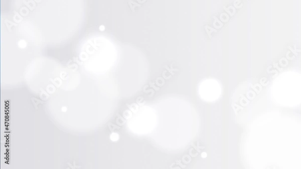Obraz 光るボケ　グラデーション背景　シンプルな背景素材（ホワイト）