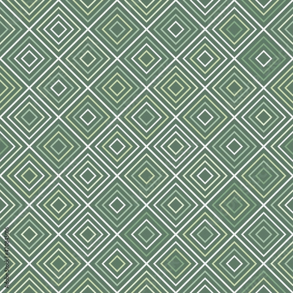 Fototapeta Abstract seamless geometric pattern of rhombuses and diagonals. Vector illustration