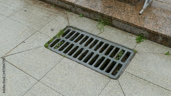 Obraz empty street lamp