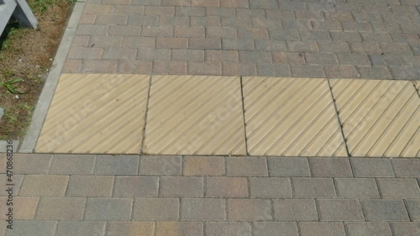 Fototapeta block paving