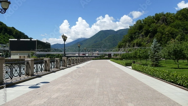 Fototapeta view from the mountain