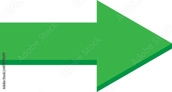 Fototapeta Arrow figure showing way direction symbol vector
