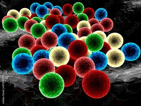 Fototapeta cell colors