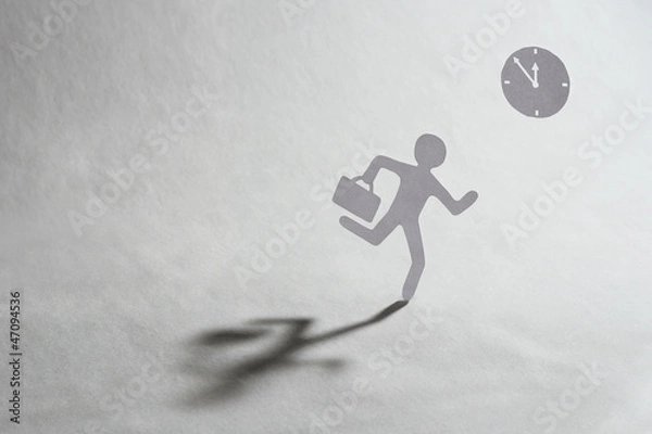 Fototapeta businessman running