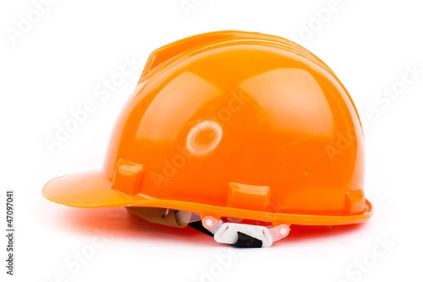 Obraz orange builder safety hardhat