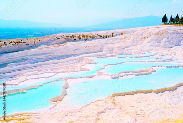 Obraz Travertines in Pamukkale, Turkey